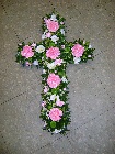 Open Cross Pink and White
