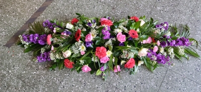 Colourful Casket Spray