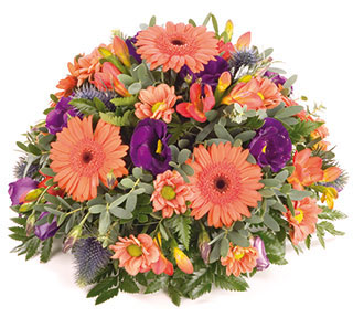 Orange and Blue Posy